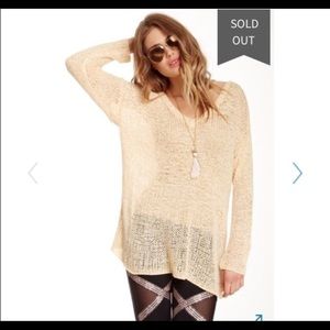 Nasty gal cream sweater